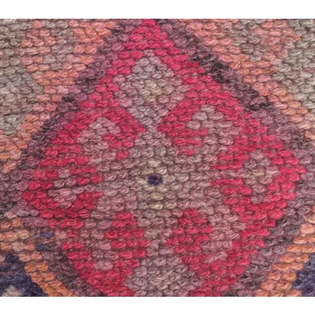 Pink Beige-Blush Vintage Turkish Hand-Knotted Runner 72x365