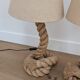Paire lampes corde vintage