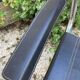 Fauteuil vintage en cuir noir