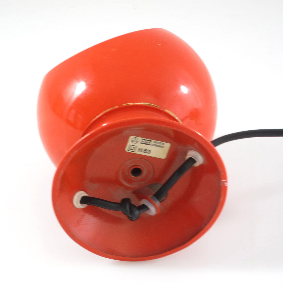 Abo Randers original scandinavian vintage red magnet bedside Ball Lamp