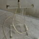 David Lange table lamp in plexiglass