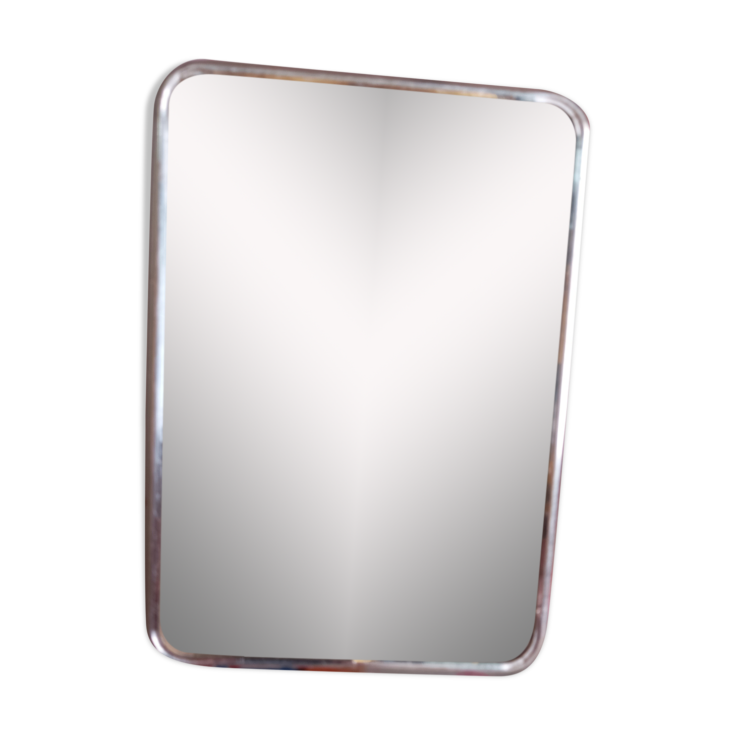 Vintage old barber mirror