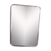 Vintage old barber mirror