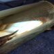 Vintage brass wall lamp
