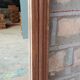 Ancient Burmese teak mirror