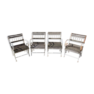 4 fauteuils de jardin