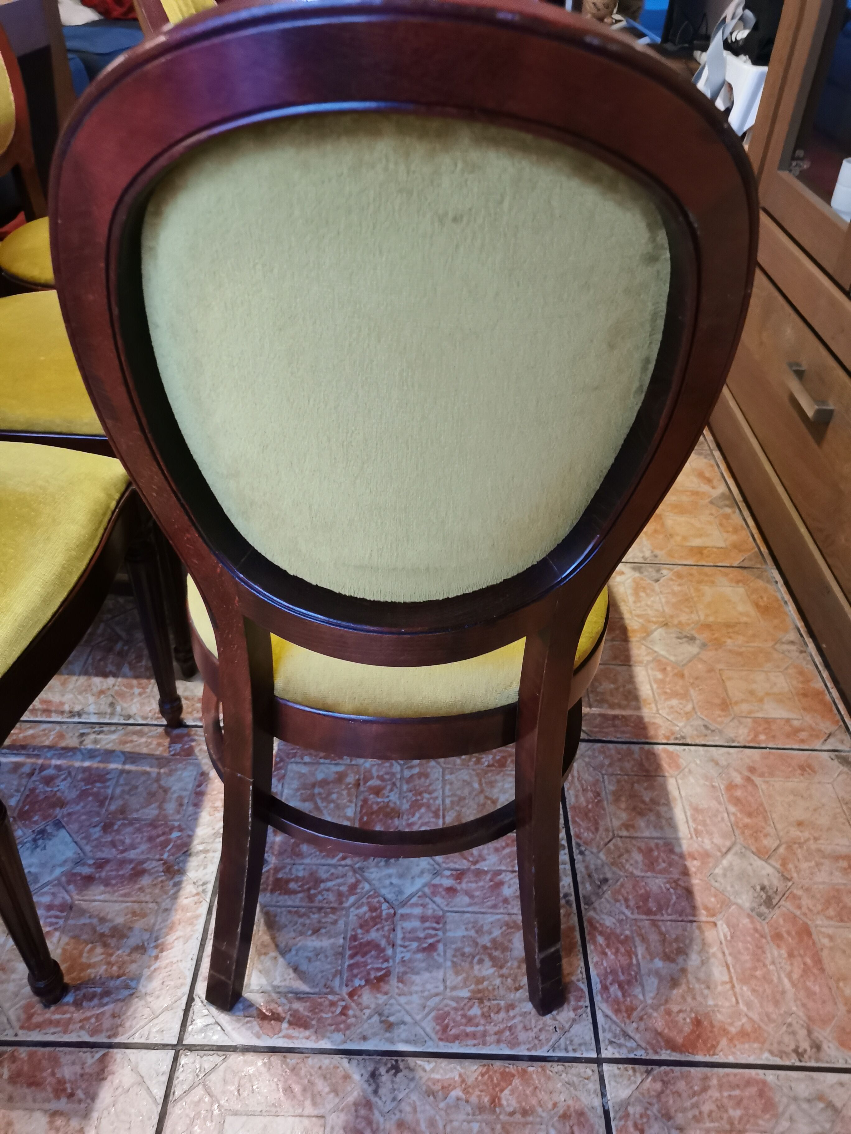 6 medallion chairs