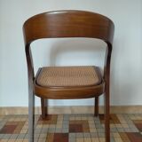 Baumann chairs model Scandinavian gondola wood and canning