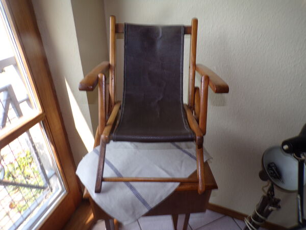 Fauteuil pliant en bois pour enfant