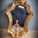 Golden mirror sheet 36x23cm