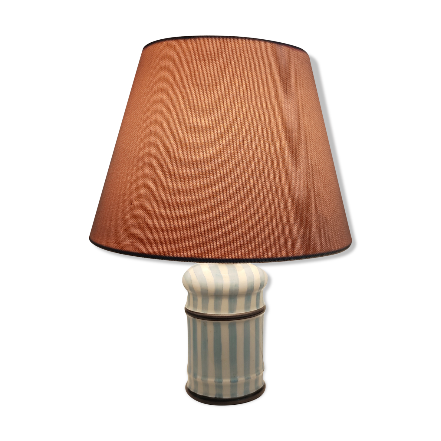Lampe vintage en porcelaine de paris