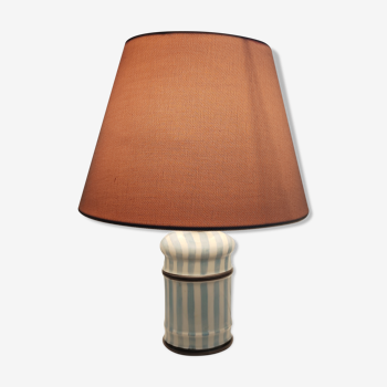 Lampe vintage en porcelaine de paris