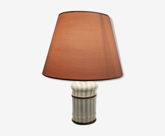 Lampe vintage en porcelaine de paris