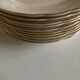 Set of 10 plates 1960 Villeroy & Boch ivory faience with gadroons