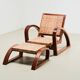 Francis Jourdain Lounge Chair + Ottoman France 1920s