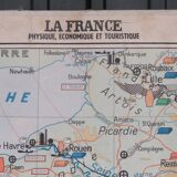 Old school map France/Paris No.48 Hatier edition