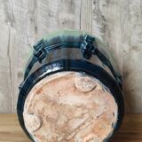 Iridescent Art Deco earthenware planter