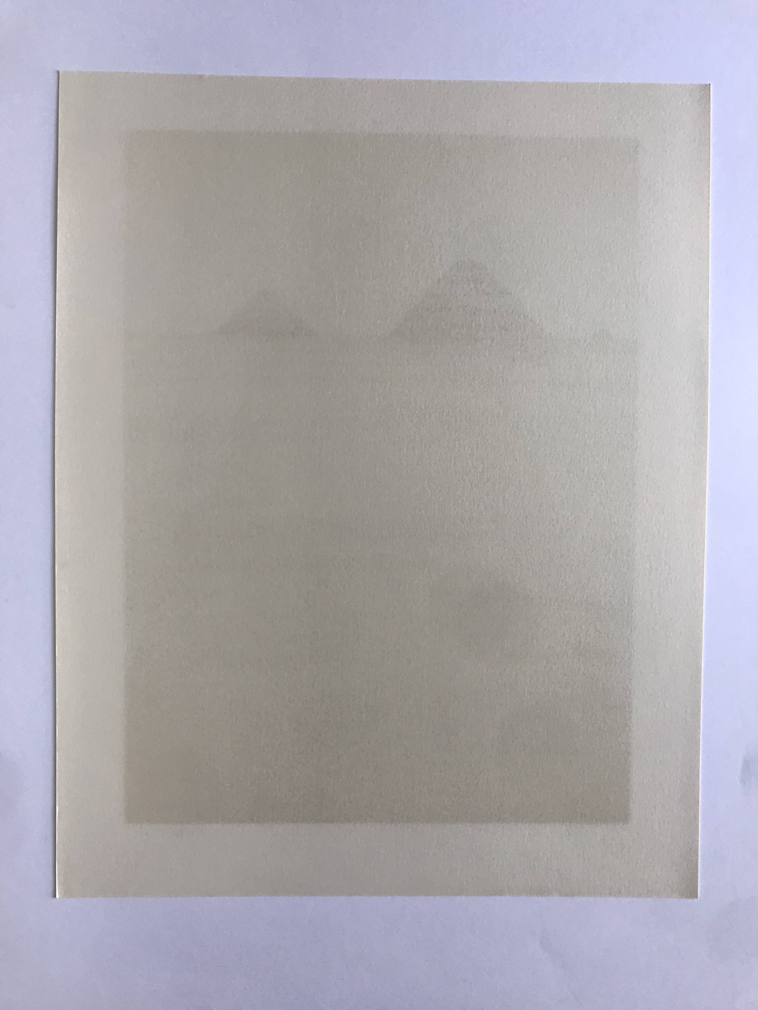 Alain le foll khufu, khafre, 1978. original lithograph signed in pencil.