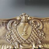 Purse style Rocaille/Napoleon III in aged gold patina brass