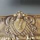 Purse style Rocaille/Napoleon III in aged gold patina brass