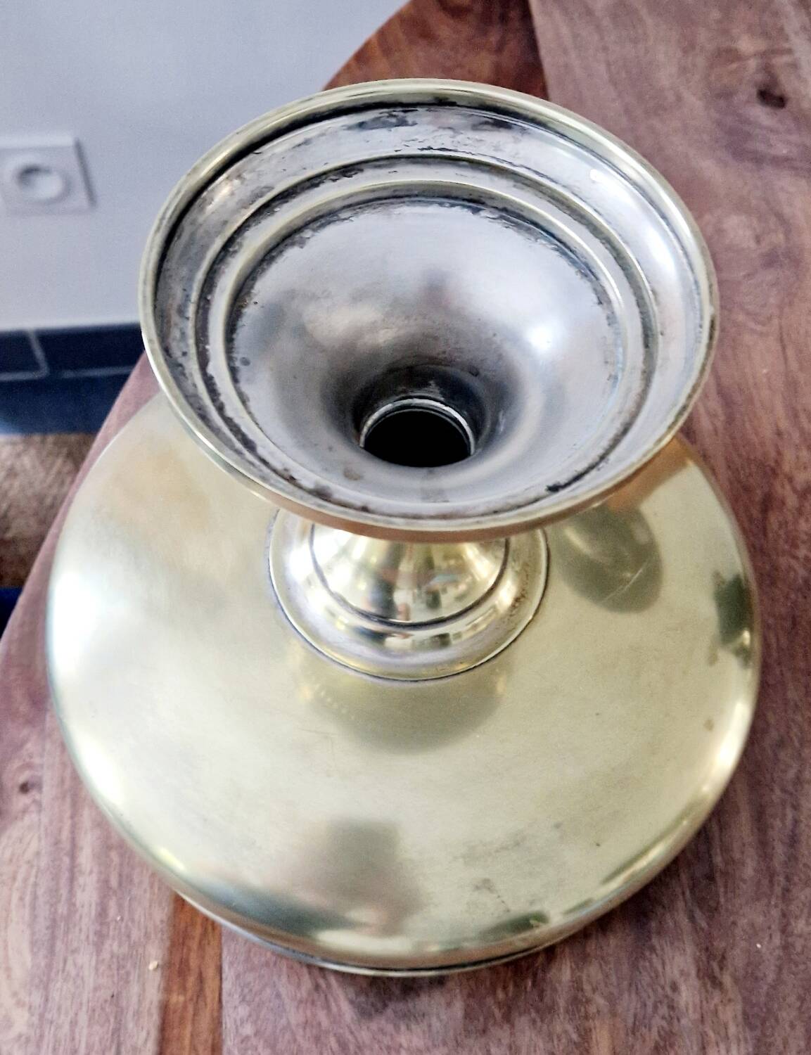 Gilded metal footed cup from the early 20th century