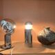 Lampe à poser chromée vintage