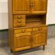 Vaisselier, buffet 2 corps vintage en chêne