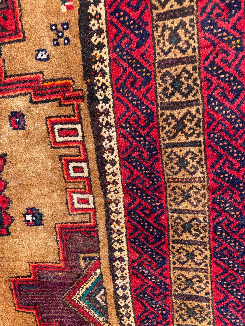 Old carpet turkmen belutch 100x186 cm