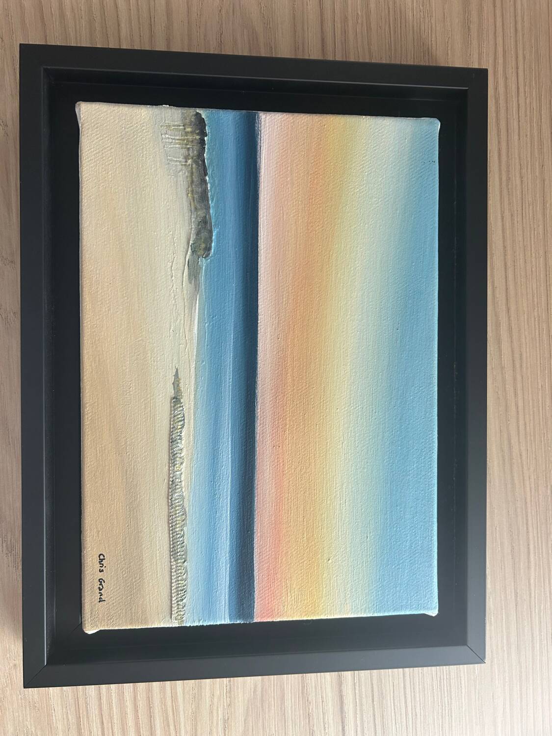 Painting inspiration sea Bassin d'Arcachon Sunset