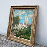 Tableau de Bayonne huile basque