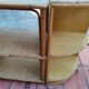 Vintage 3-piece rattan & bamboo shelving unit