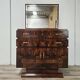 Exclusive 1940s Art Decò sideboard in walnut burl with mirror