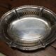 Silver metal bread basket