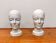 Rare set of 2 Scheurich ceramic heads, West Germany, 1950s-60s
