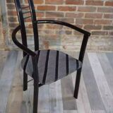 Set of 4 Italian design armchairs from the 80s