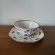 Limoges Porcelain Cup with Decor of Barbel Fish and Roses