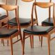 Set of 6 Vintage Scandinavian Teak Chairs – 1960s