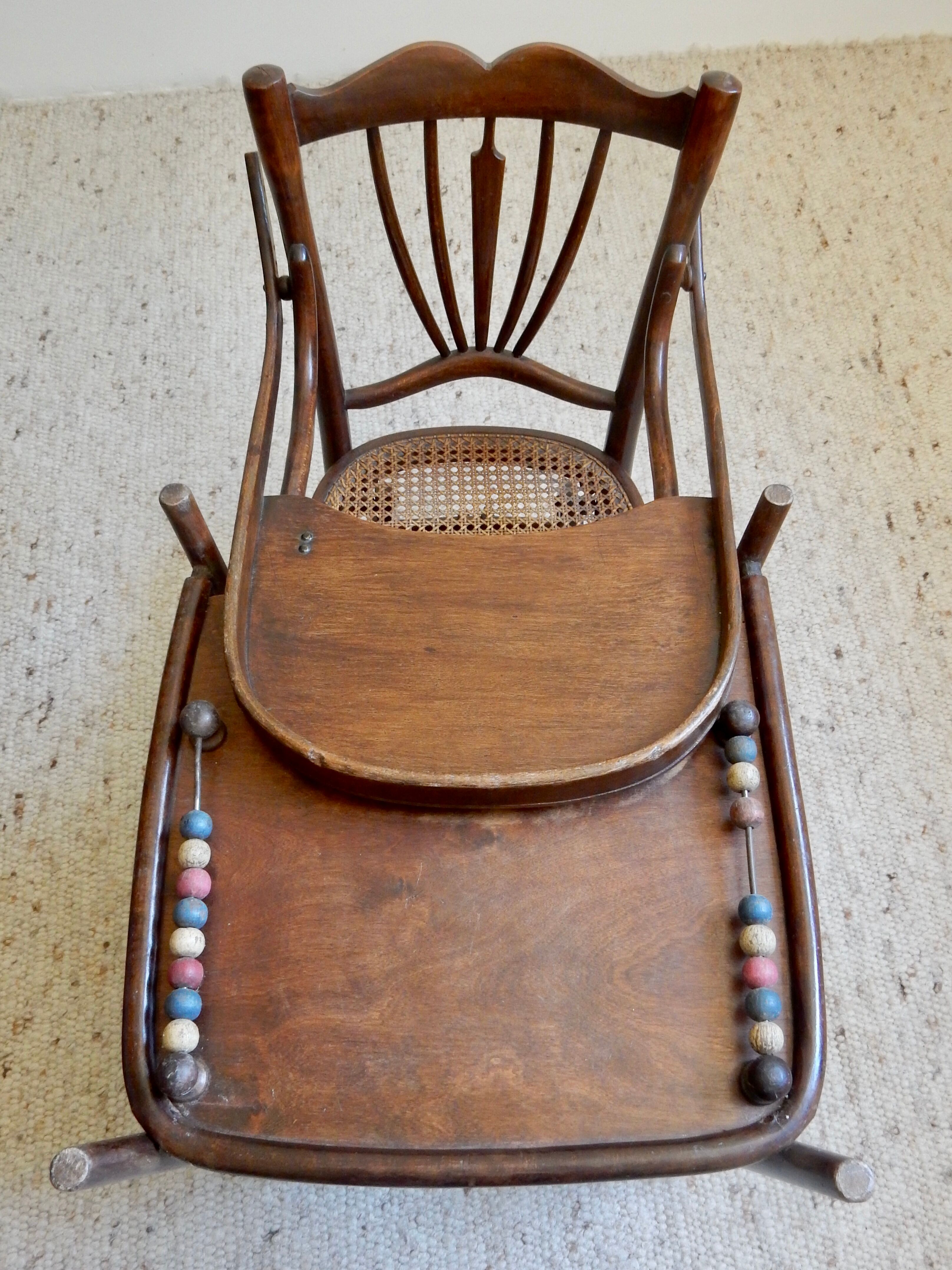 High modular baby chair in early 1900