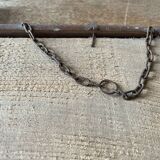 Miroir en bois faux-bambou