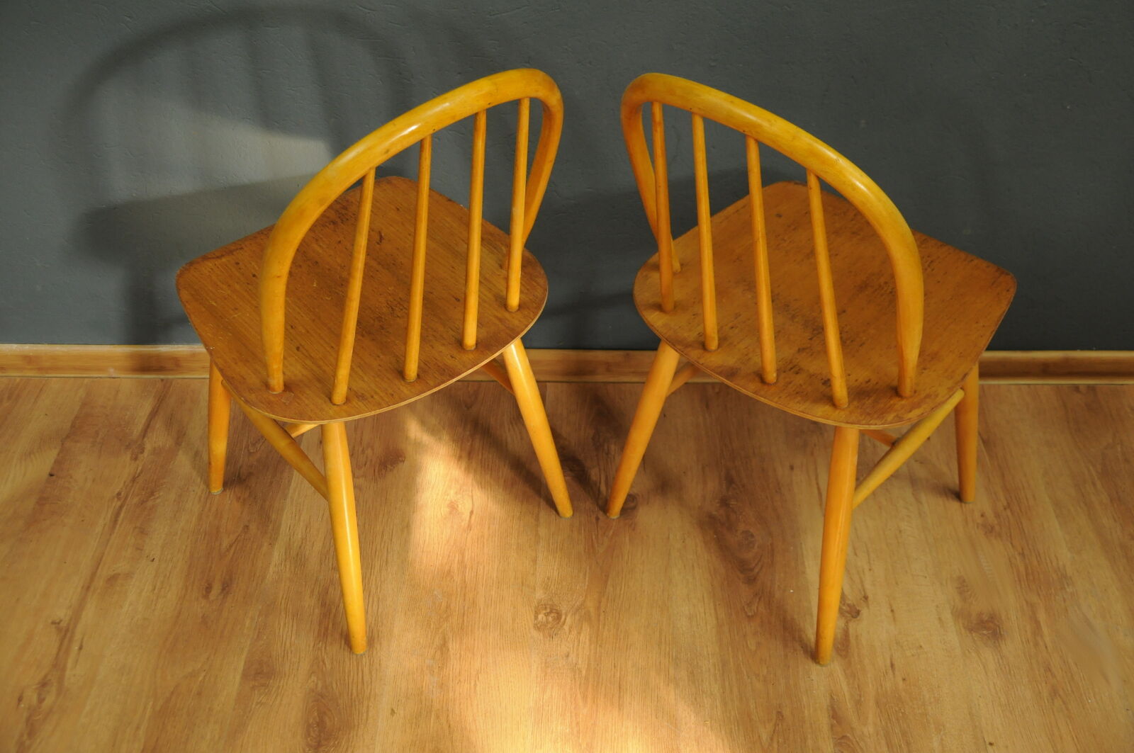 Set of 4 chairs by Ilmari Tapiovaara model Fanett