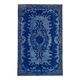 Overdyed Wool Vintage Handmade Carved Rug 168 cm x 262 cm