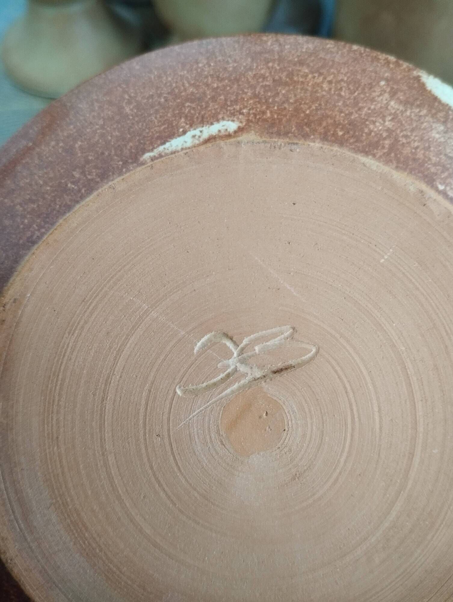 Set of stoneware dishes