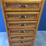 Vintage rattan semainier