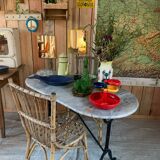 Marble bistro table