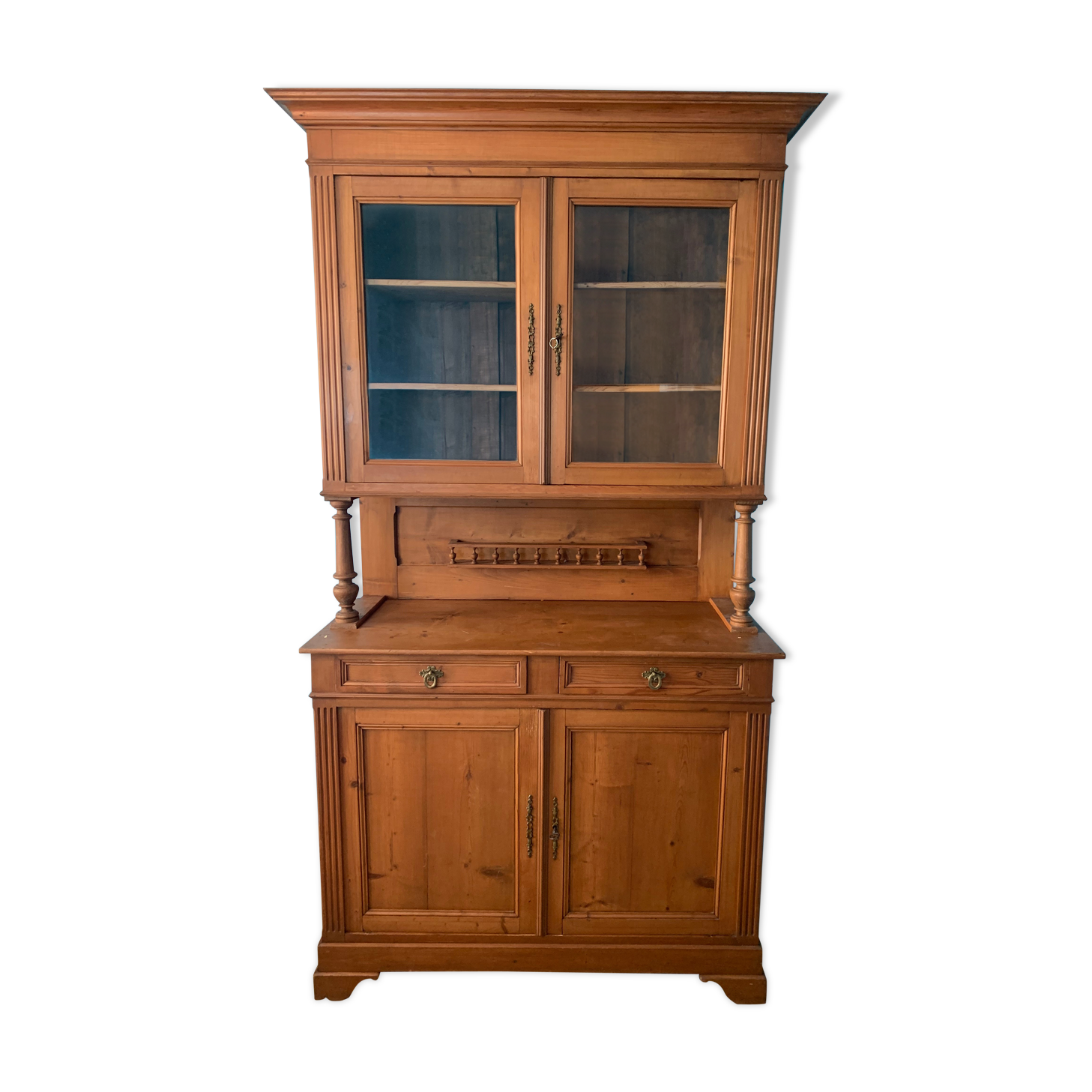 Natural wood sideboard