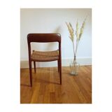 Model chair 75 in teak and rope by Niels Otto Moller