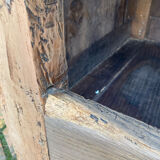 Antique wooden confit pot.