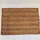 Vintage 1950s rattan side table