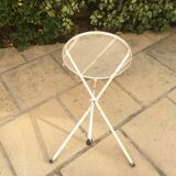 Iron tripod side table wrought iron