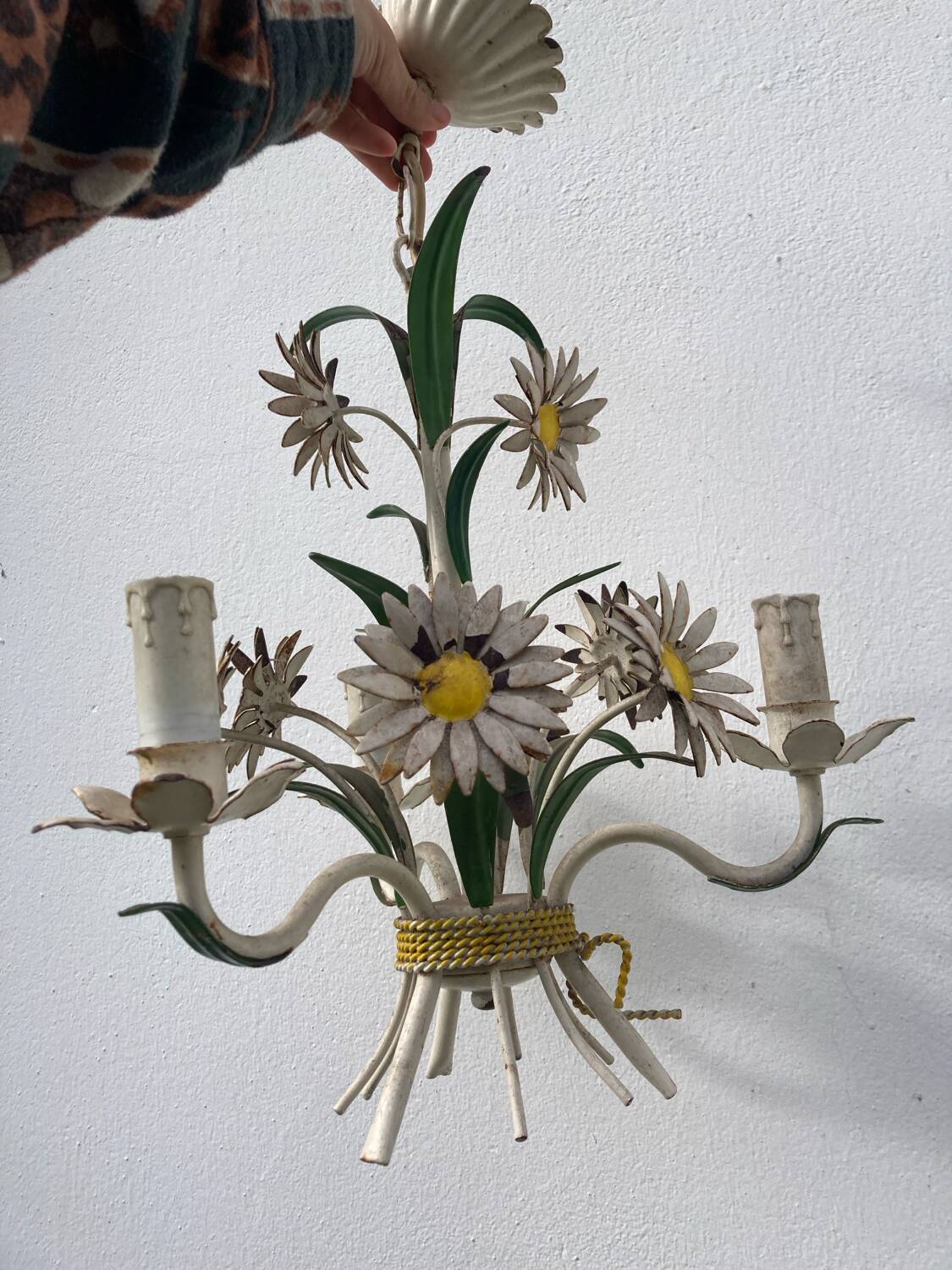 Daisy metal pendant light